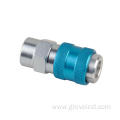 Japanese type pneumatic quick release coupler coupling